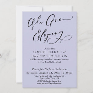 We zijn een eenvoudige lavenaarsfeest kaart