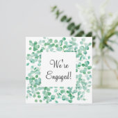 We zijn een Elegant Eucalyptus Green Peach (Staand voorkant)