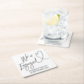 We zijn een Engaged Engagement Party Onderzetters (Insitu)