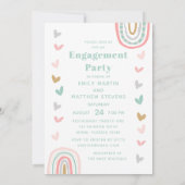 We zijn een 'Engaged Photo Modern Engagement Party Kaart (Achterkant)