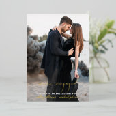 We zijn een foto van een moderne servicepartij folie uitnodiging (Staand Voorkant)