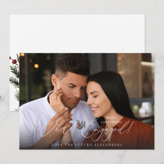 We zijn een foto van Ele Holly Berry Holiday (Voorkant / Achterkant)