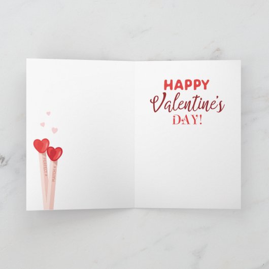 We zijn een perfecte match leuke Valentijnsdag Feestdagen Kaart (Binnen)