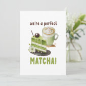 We zijn een perfecte MATCHA Kaart (Staand voorkant)