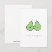 We zijn een perfecte Valentijn Kaart (Voorkant / Achterkant)