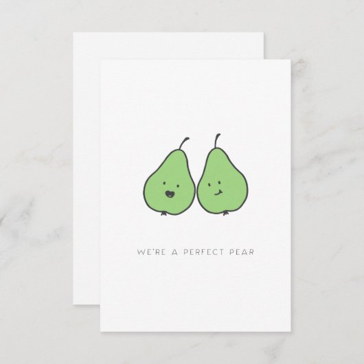 We zijn een perfecte Valentijn Kaart (Voorkant / Achterkant)