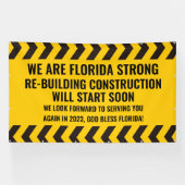 We zijn een sterke bouwsteen voor Florida Spandoek (Horizontaal)