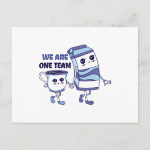 We zijn één team briefkaart