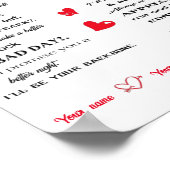 We zijn een team, bruiloft Jubileum Gift, bruiloft Poster (Hoek)