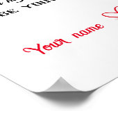 We zijn een team, bruiloft Jubileum Gift, bruiloft Poster (Hoek)