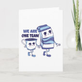 We zijn één team kaart (Voorkant)