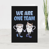 We zijn één team kaart (Voorkant)