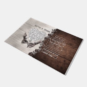 We zijn een teamdoormat, mooie citaten deurmat (Schuin)