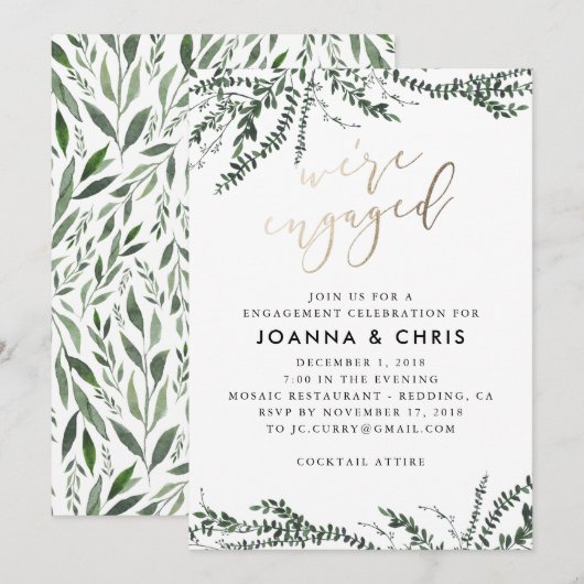 We zijn een uitnodiging (Voorkant / Achterkant)