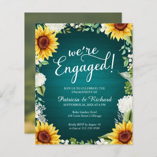 We zijn een uitnodiging van de Betonende Partij va (Voorkant / Achterkant)