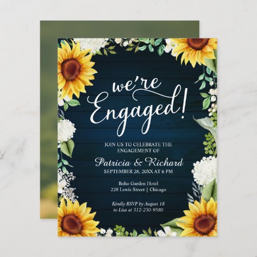 We zijn een uitnodiging van de Betonende Partij va (Voorkant / Achterkant)