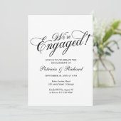 We zijn een uitnodiging van de Engaged Party (Staand voorkant)