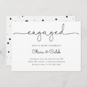 We zijn een uitnodiging van de Engaged Party (Voorkant / Achterkant)