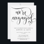 We zijn een uitnodiging van de Engaged Party<br><div class="desc">Deze verlofpartijuitnodiging is een elegante manier om uw vrienden en familie uit te nodigen om uw recente verloving met u te vieren.</div>