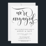 We zijn een uitnodiging van de Engaged Party<br><div class="desc">Deze verlofpartijuitnodiging is een elegante manier om uw vrienden en familie uit te nodigen om uw recente verloving met u te vieren.</div>