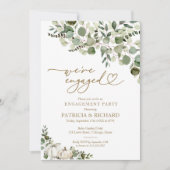 We zijn een verloofde Herfst verlovingsfeest Kaart (Voorkant)