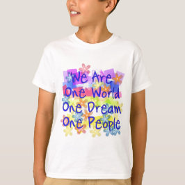 We zijn één wereld t-shirt