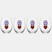 WE ZIJN ÉÉN WIJNGLAS ZONDER VOET (Voorkant)