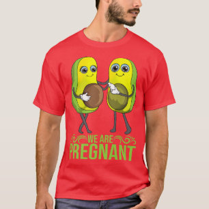 We zijn een zwangere Baby bekendmaking Avocados Ma T-shirt