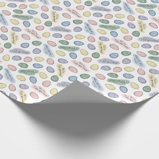 We zijn eierspeurend inpakpapier (Hoek)