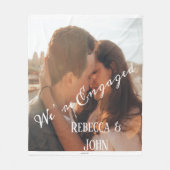 We zijn Engaged Couple Photo Fleece Deken (Voorkant)