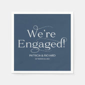 We zijn Engaged Enterprise Blue Servet (Voorkant)