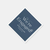 We zijn Engaged Enterprise Blue Servet (Hoek)