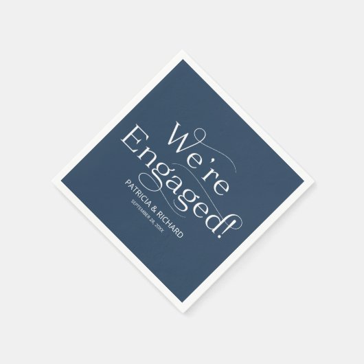 We zijn Engaged Enterprise Blue Servet (Hoek)