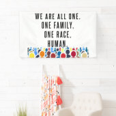 We zijn er allemaal één. spandoek (Insitu)