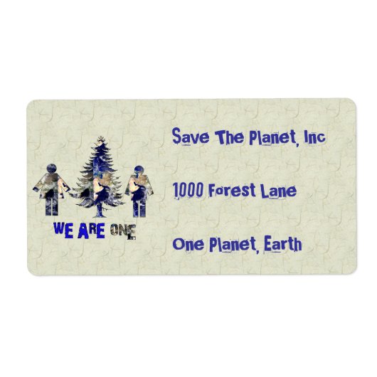 We zijn er één etiket (Voorkant)