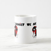 We zijn familie Gay/lesbische familie twee vrouwen Koffiemok (Center)