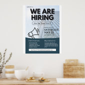 We zijn Flyer, vacature, Flyer inhuren Poster (Keuken)