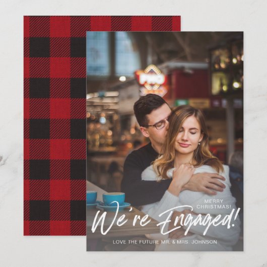 We zijn gebundeld V foto Buffalo check (Voorkant / Achterkant)