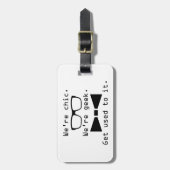 We zijn Geek Bagagelabel (Voorkant verticaal)