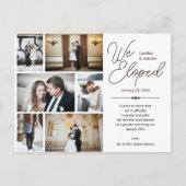 We zijn geëlimineerd, Elopement Briefkaart (Voorkant)