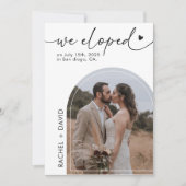 We zijn geëlimineerd nu laten we vieren Elopement  Kaart (Voorkant)