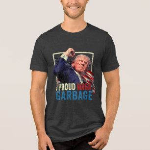 We Zijn Geen Afval Stem Trump Voor President 2024  Tri-Blend Shirt