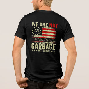 We Zijn Geen Afval StemTrump 2024 Trump Supporter Tri-Blend Shirt