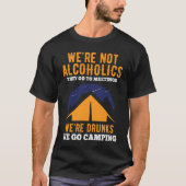 We zijn geen alcoholdoekjes... maar gaan naar verg t-shirt (Voorkant)
