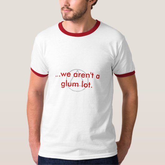 ...We zijn geen groentje. T-shirt (Voorkant)