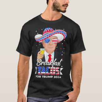 We zijn geen Tacos American Flag Funny Trump Mexic T-shirt