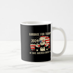 We zijn geen vuilnis Votetrump 2025 Trump-aanhange Koffiemok