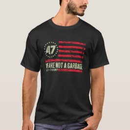 We zijn geen vuilnisman Trump 2024 T-shirt