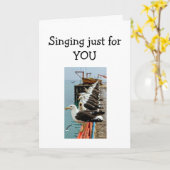 WE ZIJN GELAND OM "HAPPY BIRTHDAY" VOOR JE TE ZING KAART (Gele Bloem)