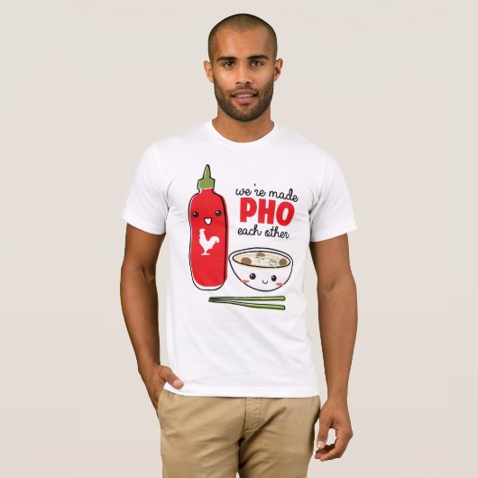 We zijn gemaakt van PHO, elk ander T-shirt (Voorkant volledig)
